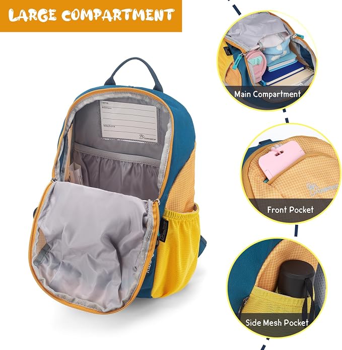 MOUNTAINTOP 8L Kids Backpack, Toddler Backpack Travel Daypack - Image 7
