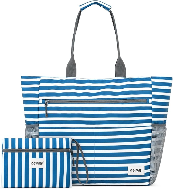 G4Free Beach Bag, Waterproof Sandproof Beach Tote Bag, Large Capacity Foldable - Image 6