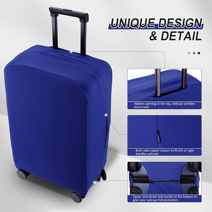 Travel Luggage Cover Suitcase Protector Scratch-Resistant Fit 19-31 Inch - Image 3
