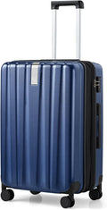 Hanke 24 Inch Expandable Checked Luggage Lightweight PC Hard Case Luggage by Hanke