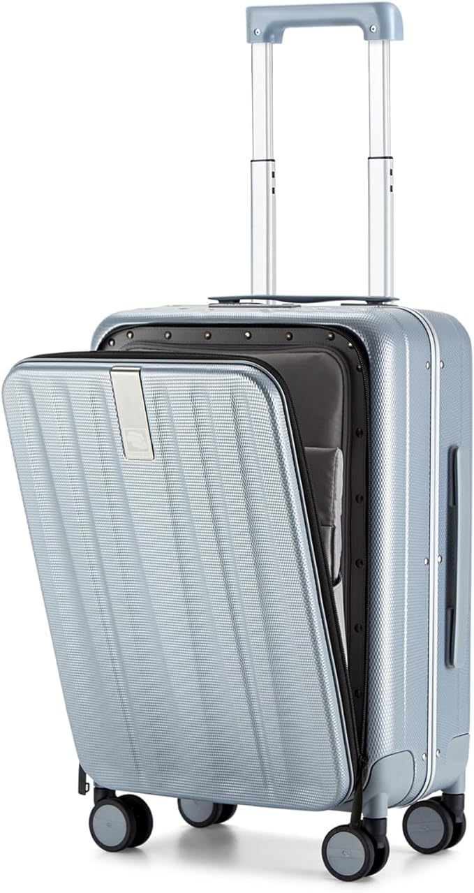 Hanke 20 Inch Carry On Luggage Hard Shell Suitcases by Hanke
