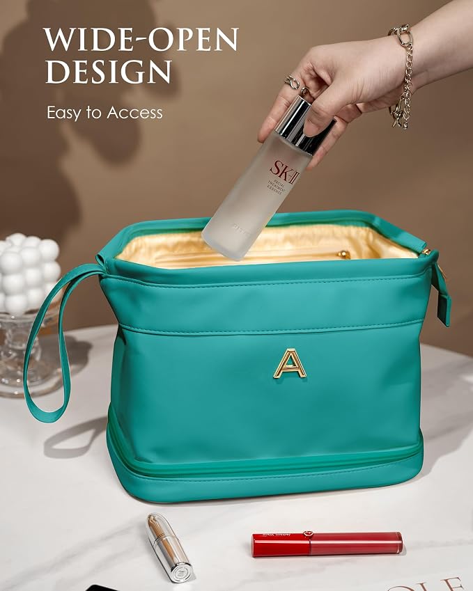 Gifts for Females, Birthday Gift for Her, Makeup Bags, Waterproof Double Layer - Image 4