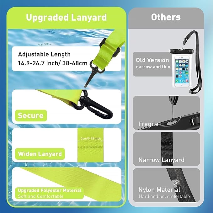 Marine IP68 Waterproof Phone Pouch, Floating Waterproof Phone Case - Image 3