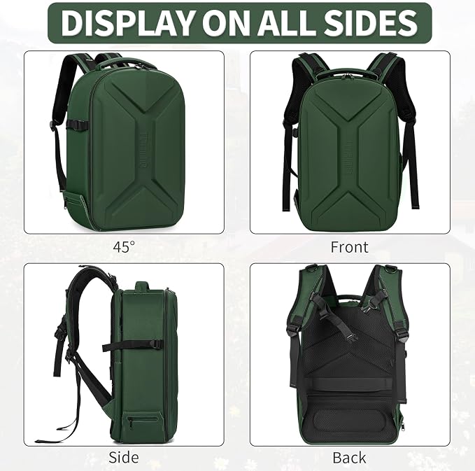 TORIBIO Camera Backpack, Hardshell DSLR Photography Camera Bag, Waterproof Hard - Image 9
