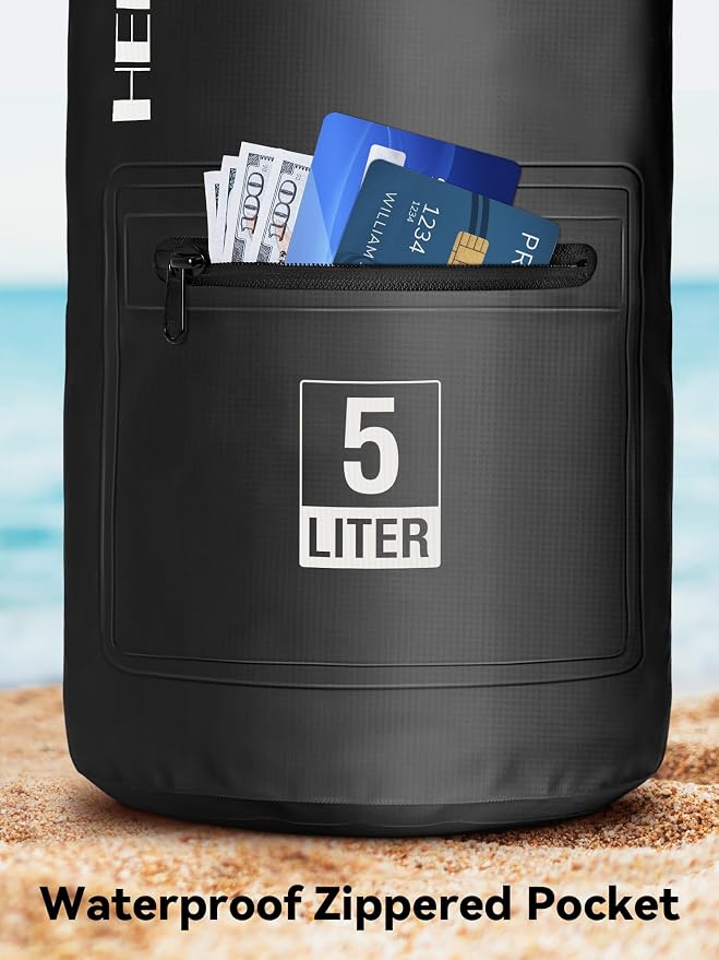HEETA Waterproof Dry Bag with Front Zippered Pocket - Image 7