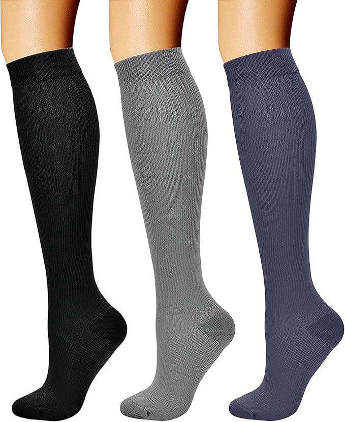 CHARMKING Compression Socks for Women & Men Circulation 15-20 mmHg is Best by CHARMKING