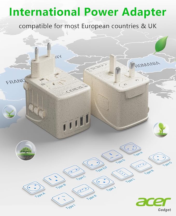 Acer Universal Travel Plug Adapter - Image 2