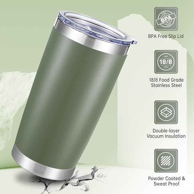 20 oz Tumblers Bulk Stainless Steel Tumbler - Image 3
