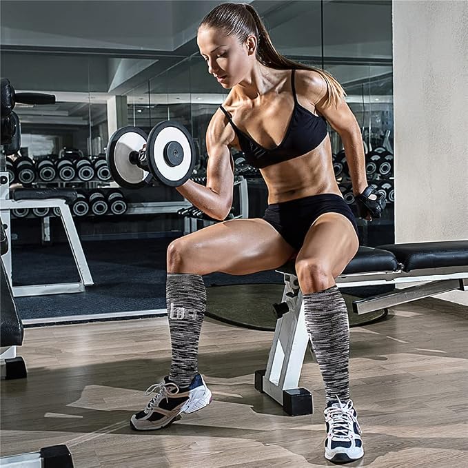 CHARMKING Compression Socks for Women & Men Circulation 15-20 mmHg is Best - Image 3
