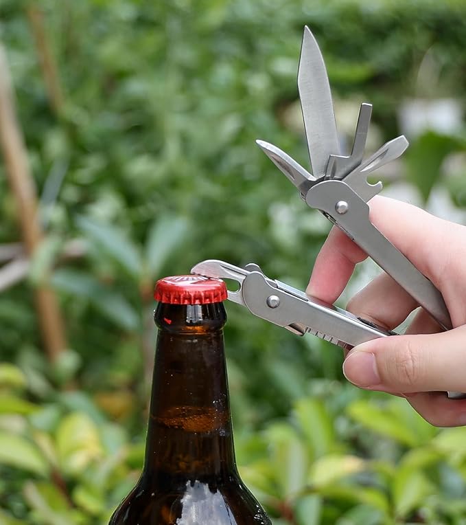 21-in-1 Multitools Needle Nose Pliers, Pocket Knife, Screwdriver, Bottle and - Image 7