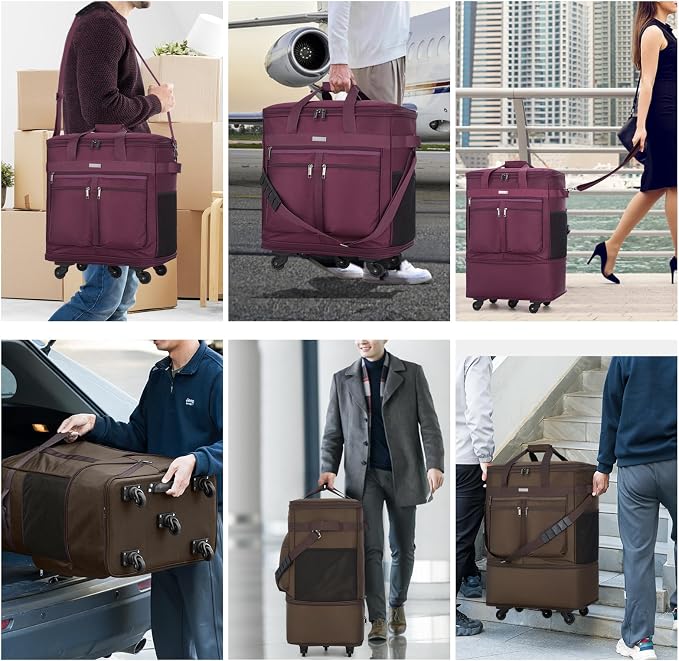 MILADA Expandable Luggage Bags for Travel Foldable Suitcase - Image 8