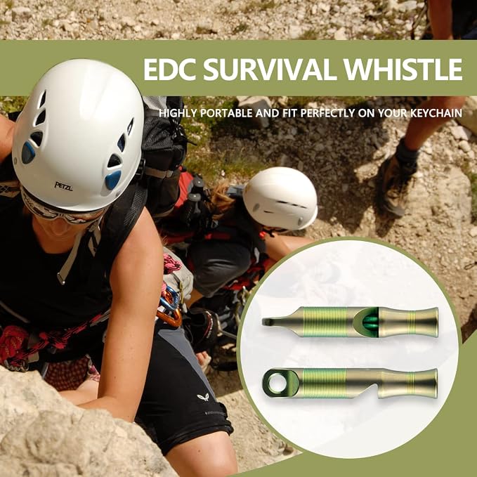 WeKnife Emergency Whistle Survival Loud, Titanium Outdoor Safety Whistle - Image 3