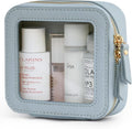 Popvibe Clear Makeup Bag Travel Cosmetic Case Transparent Toiletry Bag by POPVIBE