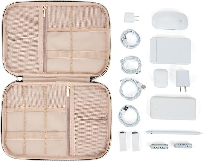 NISHEL Travel Cord Organizer Case, Tech Electronic Bag, Essentials - Image 5