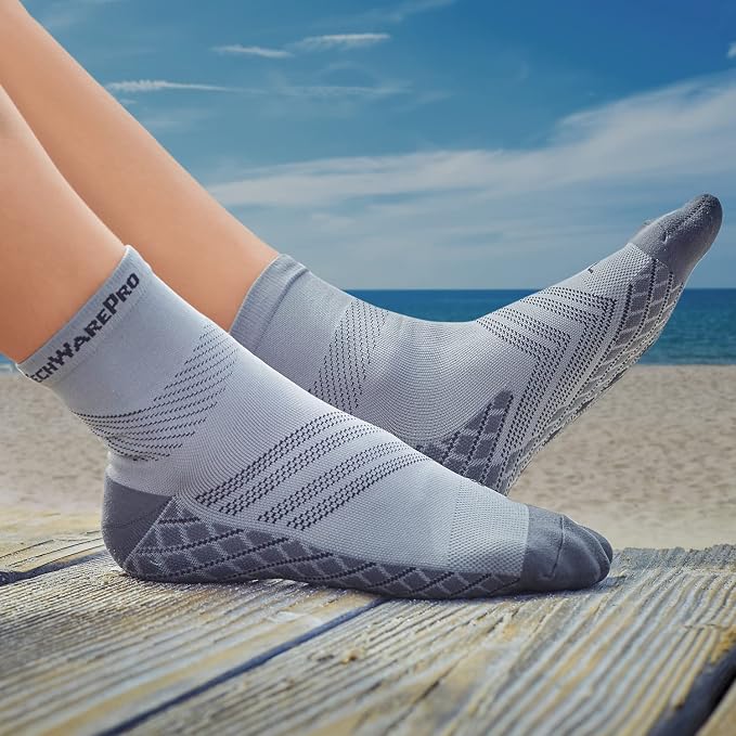 TechWare Pro Plantar Fasciitis Socks – Cushion Ankle Compression Socks Women & - Image 7