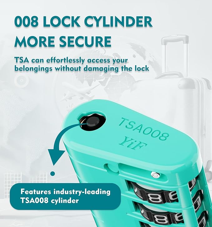 ANVIL 4 Digit Luggage Locks, TSA Locks - Image 2