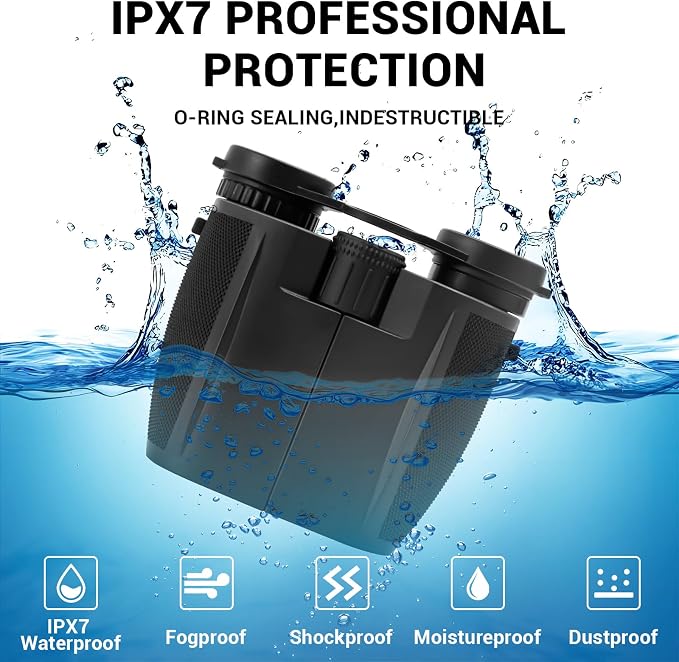 20x25 Binoculars for Adults & Kids, High Power Easy Focus, Waterproof Compact - Image 4