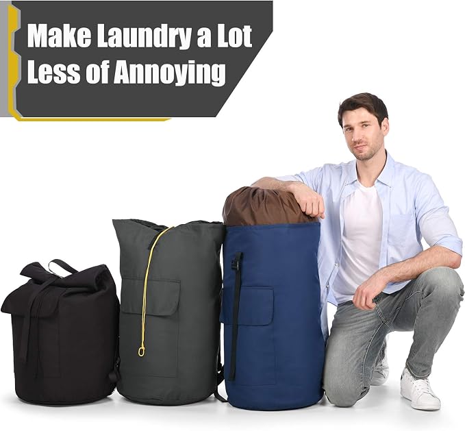 Laundry Backpack Bag, 115L Extra Large Laundry Bags - Image 6