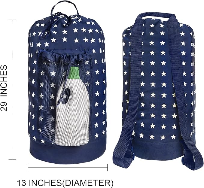 Dalykate Backpack Laundry Bag, Laundry Backpack - Image 2