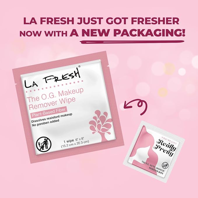 La Fresh Makeup Removal Facial Cleansing Wipes, Waterproof - Image 6