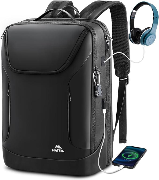 MATEIN Waterproof Laptop Backpack 17 Inch, Anti Theft Business Backpack - Image 8