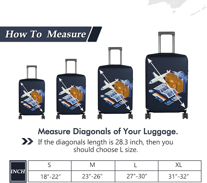 HYPER VENTURE Washable Luggage Cover - Image 5