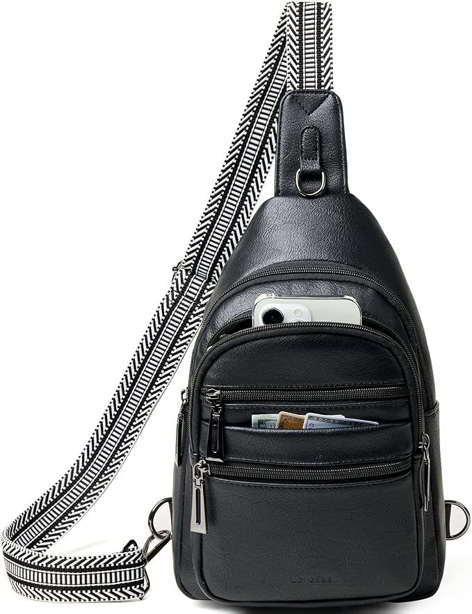 Sling Bag for Women Cross Body Bags Fanny Packs Shoulder Bag Sling Backpack by Leresas
