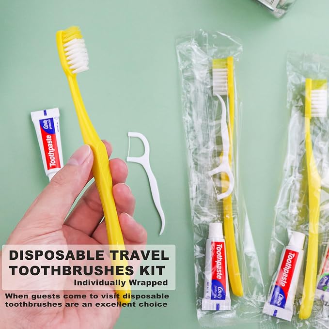 200pcs Disposable Toothbrushes - Image 7