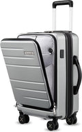 LUGGEX Carry On Luggage 22x14x9 Airline Approved, Polycarbonate Hard Suitcase by LuggeXLUGGAGE