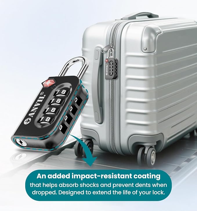 ANVIL TSA Approved Luggage Lock - Image 8