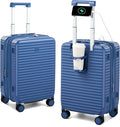 Hard Shell Suitcases 20 Inch Carry on Luggage Airline Approved, Expandable by HanTrip
