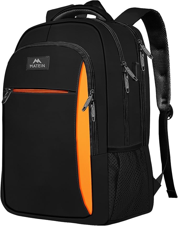 MATEIN Travel Laptop Backpack, Slim Sturdy College Laptops Backpack by MATEIN