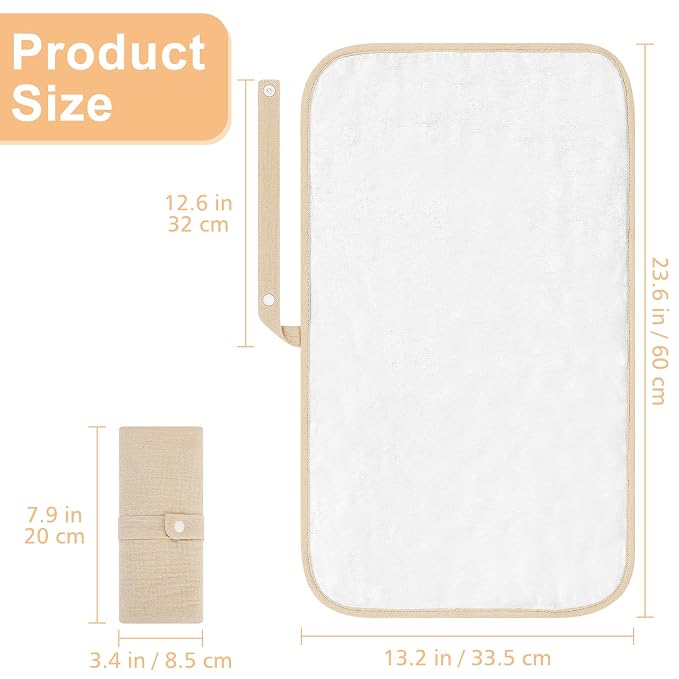 Accmor Portable Diaper Changing Pad, Waterproof Foldable Baby Changing Mat - Image 6