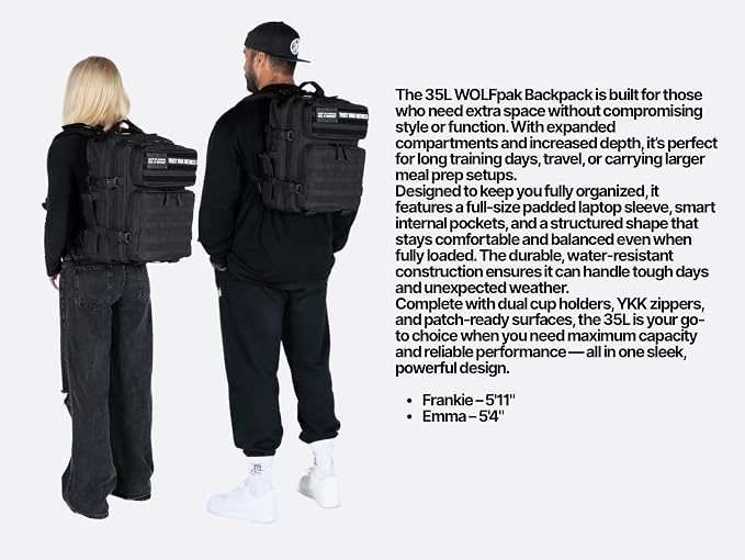 WOLFpak 35L Backpack Black Venom - Image 2