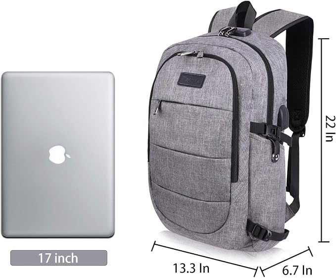 Travel Laptop Backpack Water Resistant Anti-Theft Bag - Image 6