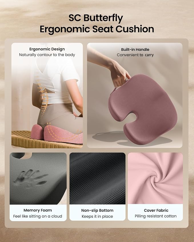 ProtoArc Seat Cushion, Office Chair Cushion - Image 7