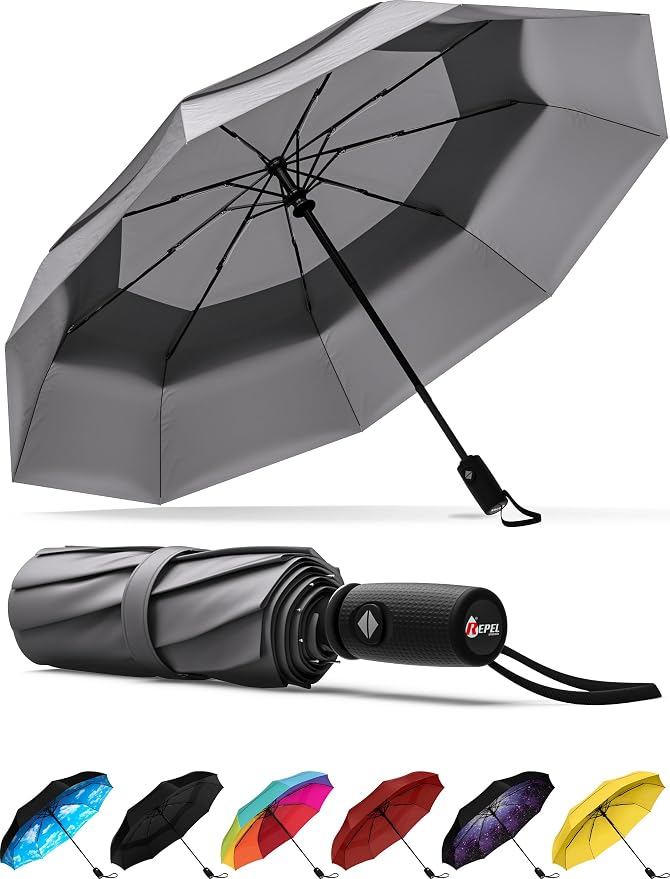 REPEL Windproof Travel Umbrella by RepelUmbrella