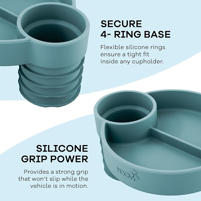 Silicone Cup Holder Tray for Car Seat, Booster Seat, Stroller - Image 4