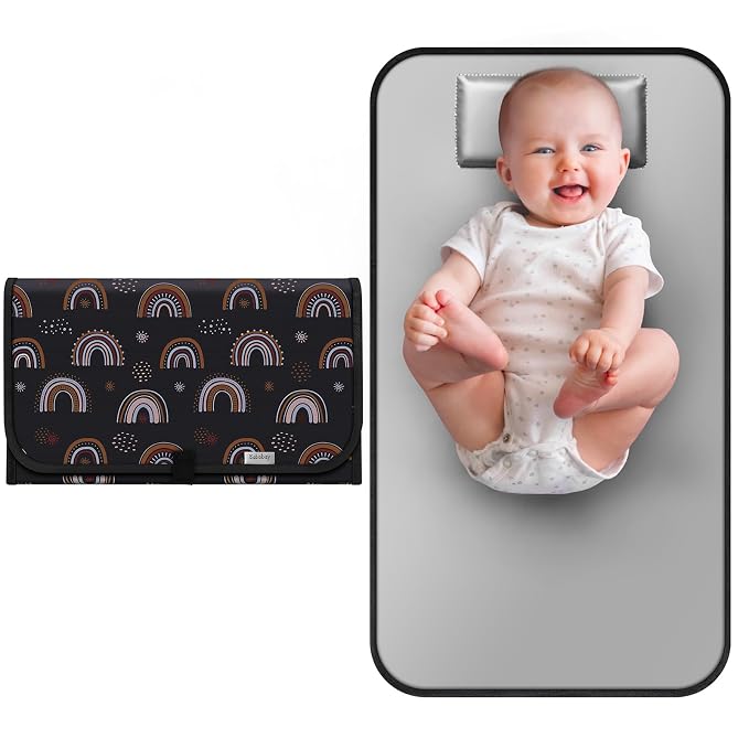 Babebay Portable Diaper Changing Pad, Waterproof Foldable Travel Changing Mat by Babebay