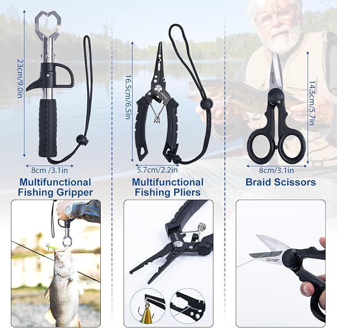 Goture Fishing Rod and Reel Combo, Fishing Pole, Telescopic Fishing Rod Kit - Image 7