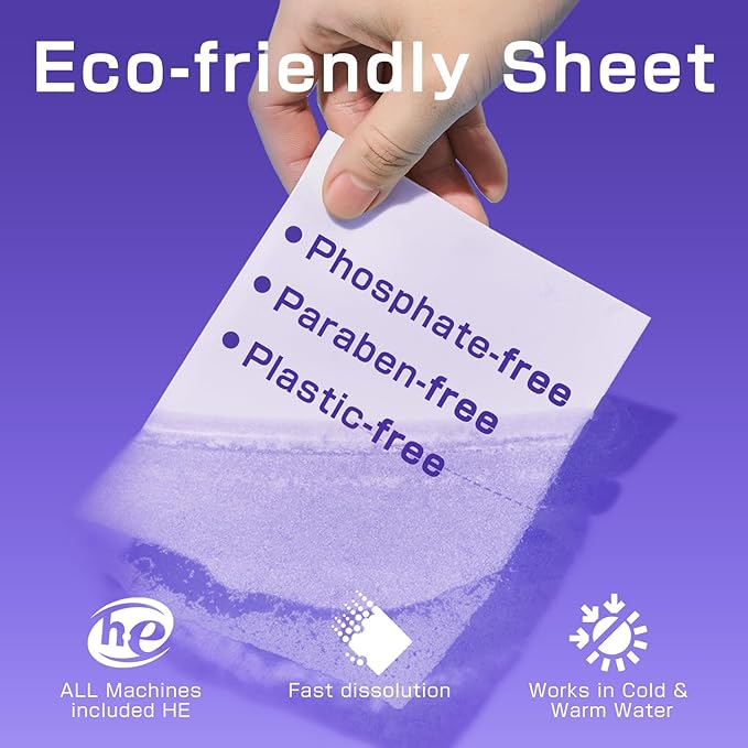 Soulink Laundry Detergent Sheets, 480 Loads, Eco-Friendly, Plant-Based - Image 2