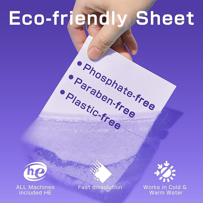 Soulink Lavender Laundry Detergent Sheets, 240 Loads - Image 4