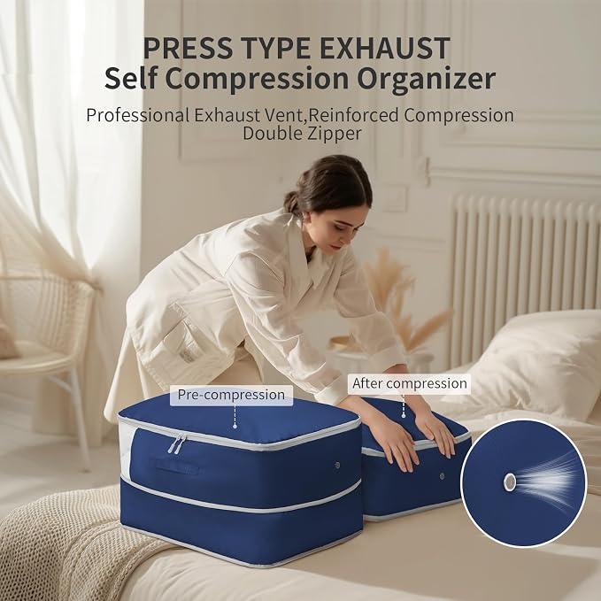 DIMJ Comforter Storage Bag 4 Pack - Image 2