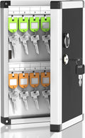 24 Slots Lock Box for Keys Wall Mount, Locking Key Cabinet, Key Storage Box by Lockbako