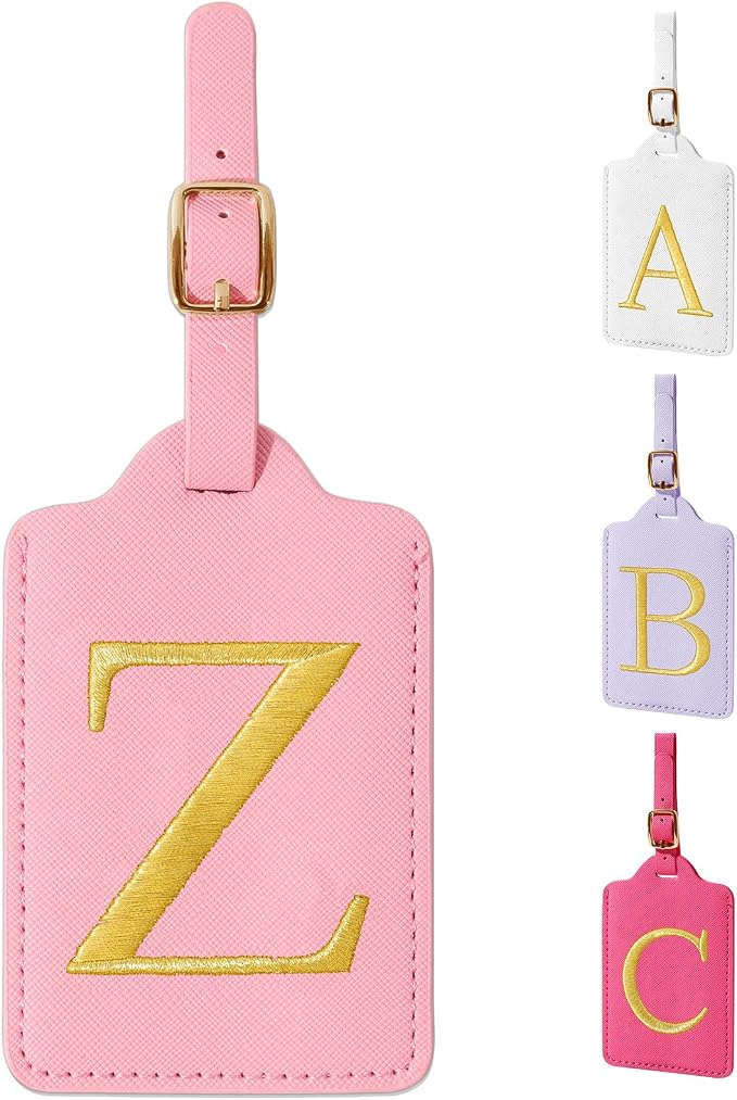 Personalized Initial Luggage Tags by izuzta