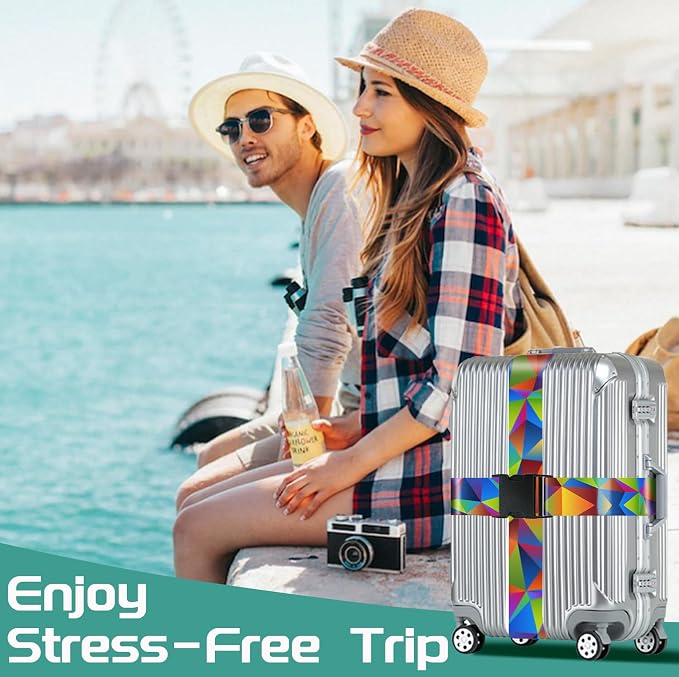 Slohif Luggage Straps for Suitcases Travel Belt Accessories Luggage Connector - Image 7