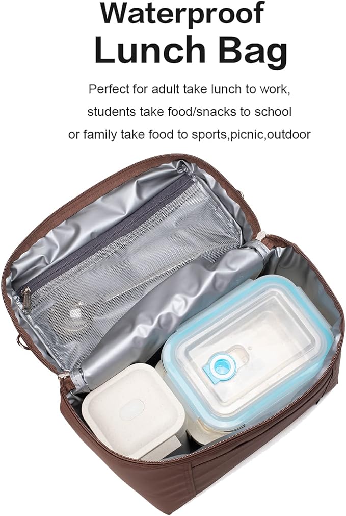 NOL Natural Organic Lifestyle Insulated Lunch Bags - Image 5