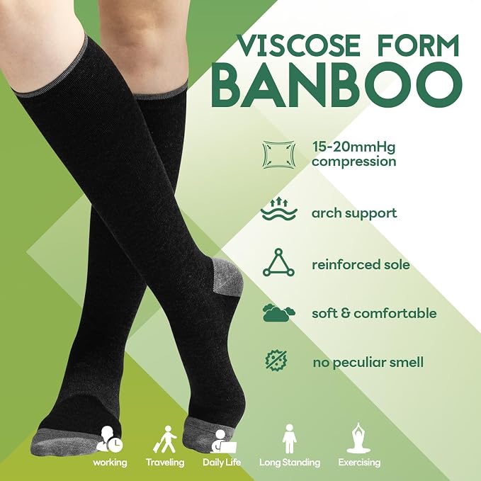SONORAN Bamboo Viscose Compression Socks - Image 5