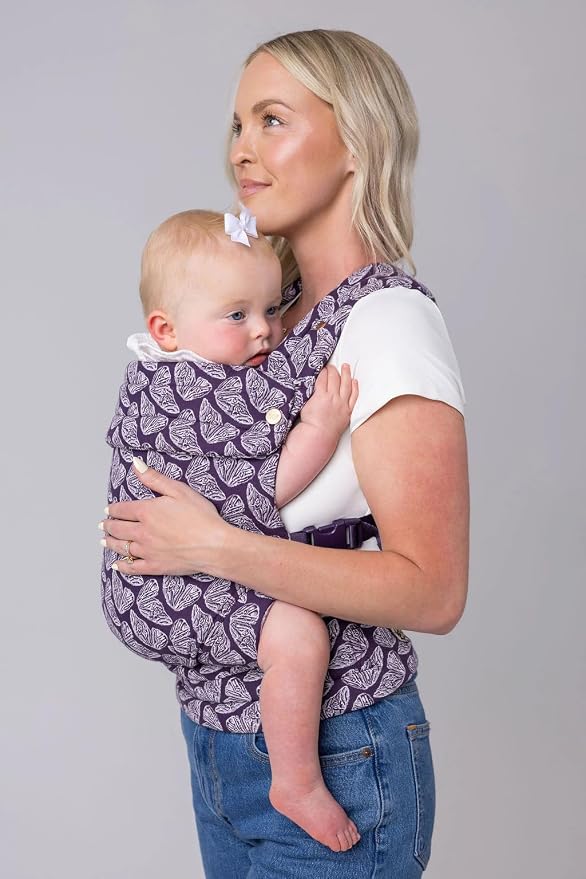 Mabē Monarch Ergonomic Baby Carrier – Premium Cotton Soft Structured Newborn to - Image 4