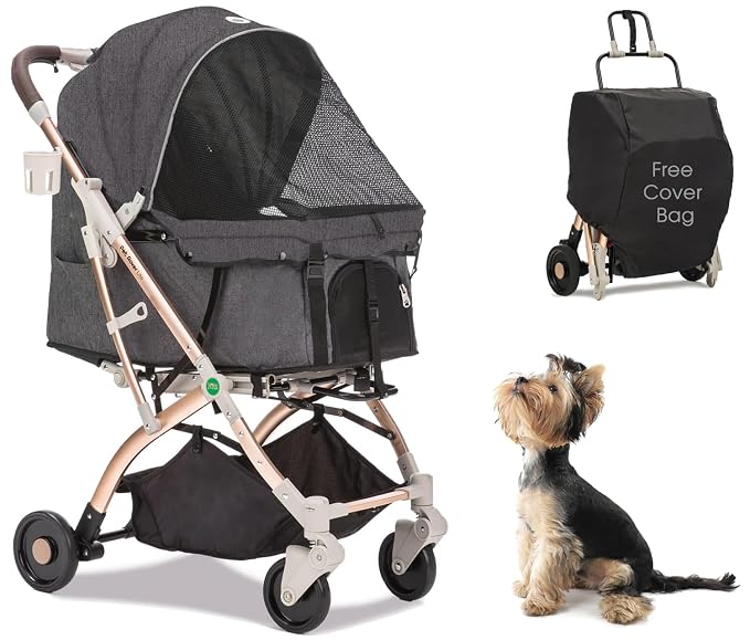HPZ-PR America Pet Rover Lite Premium Light-Weight Dog/Cat/Pet Stroller Travel by Unknown
